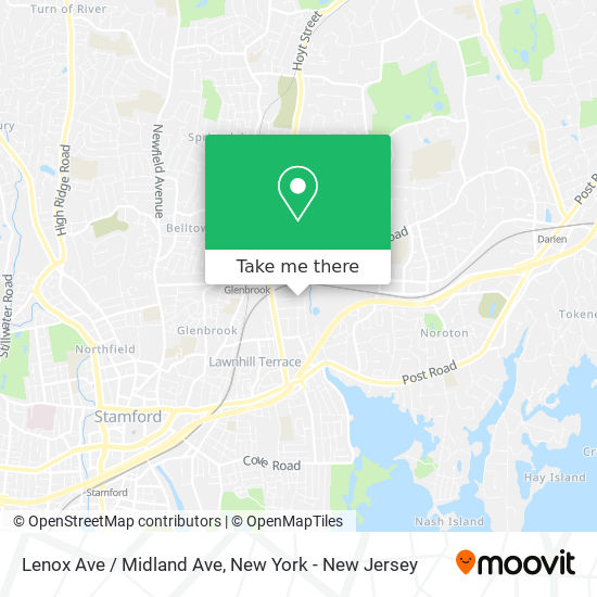 Mapa de Lenox Ave / Midland Ave