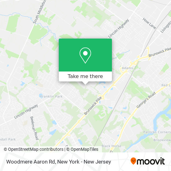 Woodmere Aaron Rd map