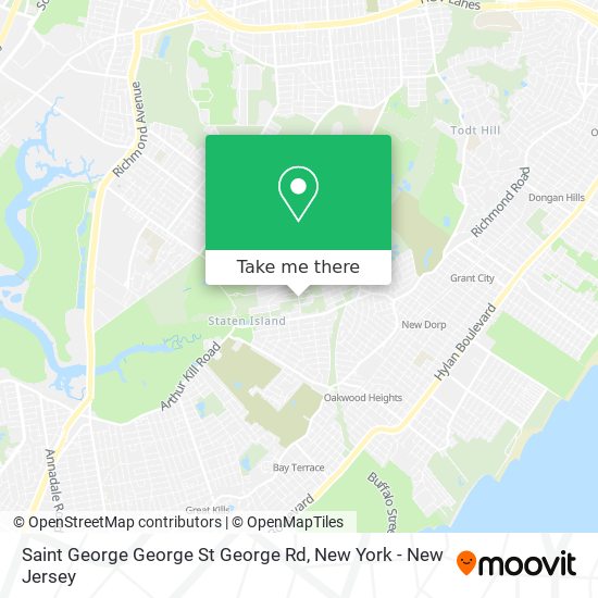 Mapa de Saint George George St George Rd