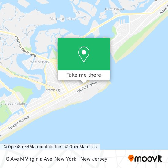 Mapa de S Ave N Virginia Ave
