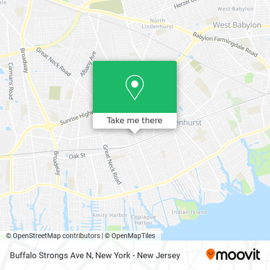 Buffalo Strongs Ave N map