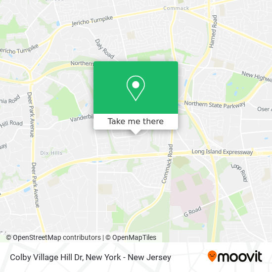 Colby Village Hill Dr map