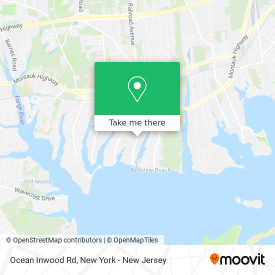 Ocean Inwood Rd map