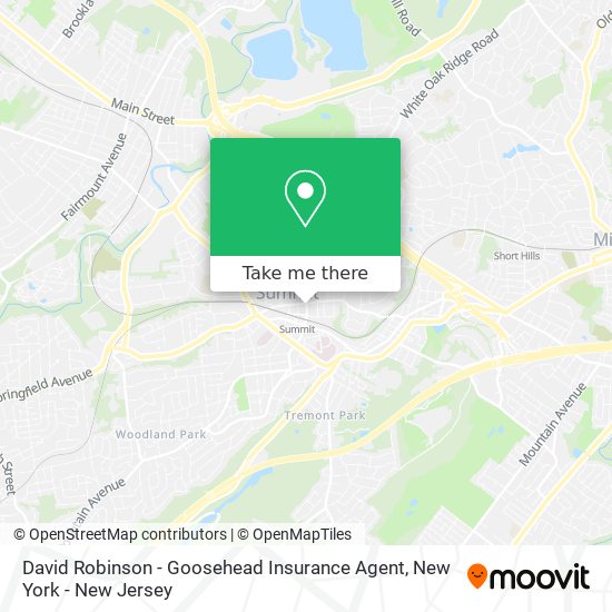 David Robinson - Goosehead Insurance Agent map