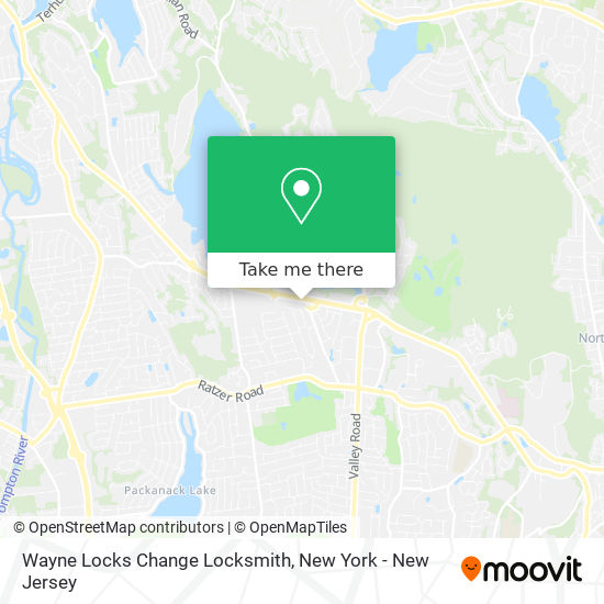 Wayne Locks Change Locksmith map