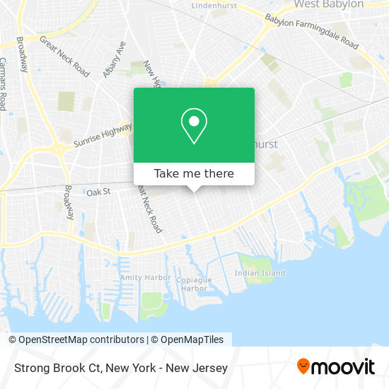 Mapa de Strong Brook Ct