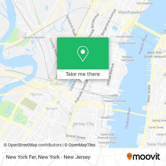 Mapa de New York Fer