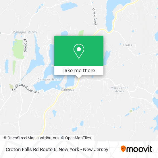 Mapa de Croton Falls Rd Route 6