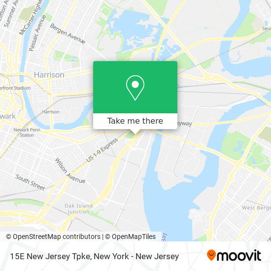 15E New Jersey Tpke map