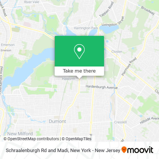 Schraalenburgh Rd and Madi map