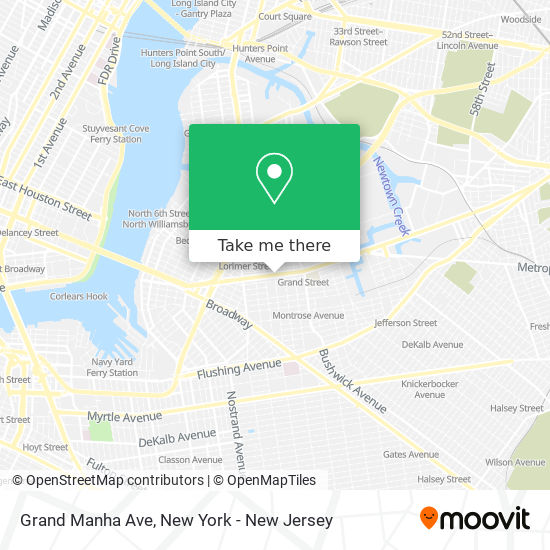 Mapa de Grand Manha Ave