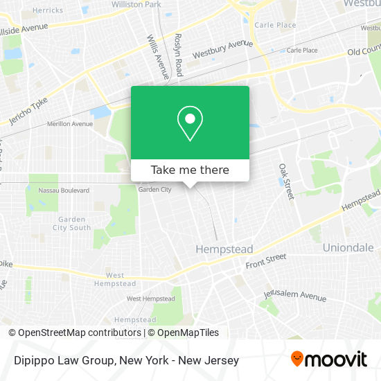 Dipippo Law Group map