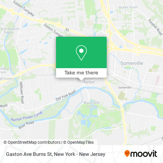 Mapa de Gaston Ave Burns St