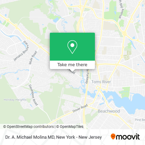 Dr. A. Michael Molina MD map