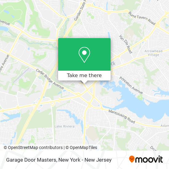 Garage Door Masters map