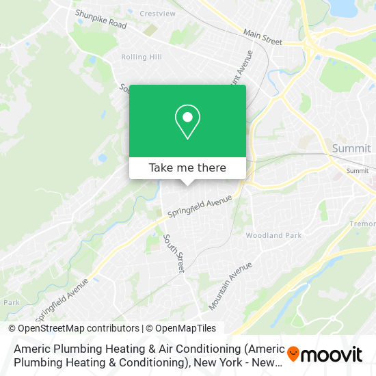 Americ Plumbing Heating & Air Conditioning map