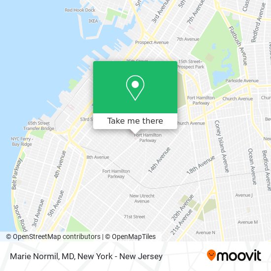 Mapa de Marie Normil, MD