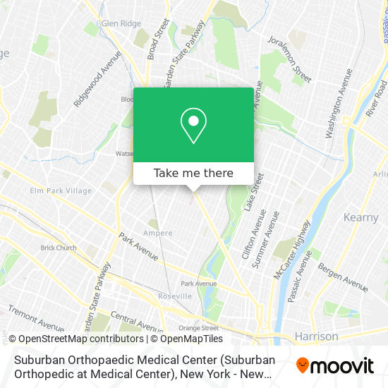 Suburban Orthopaedic Medical Center (Suburban Orthopedic at Medical Center) map