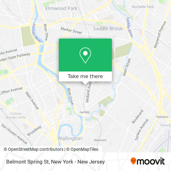 Mapa de Belmont Spring St