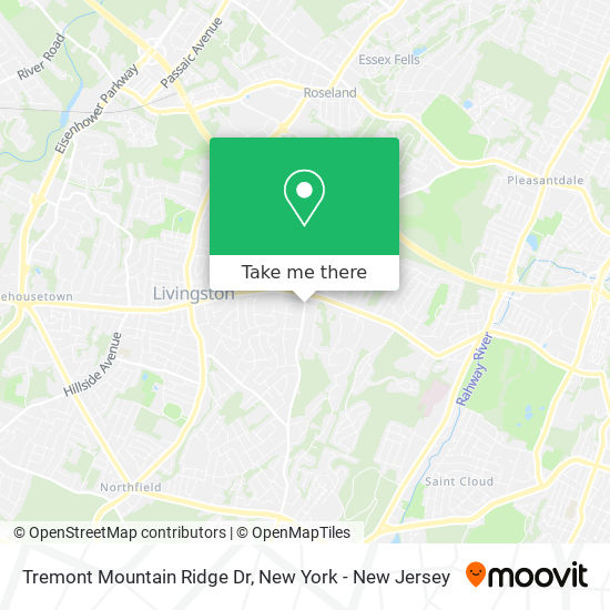 Tremont Mountain Ridge Dr map