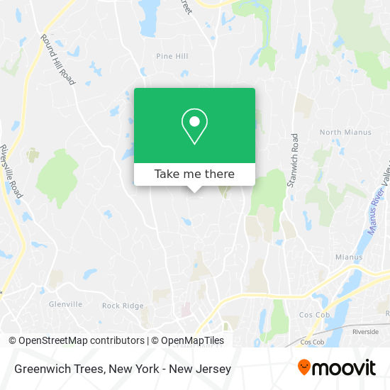 Greenwich Trees map