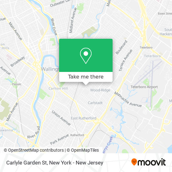 Mapa de Carlyle Garden St