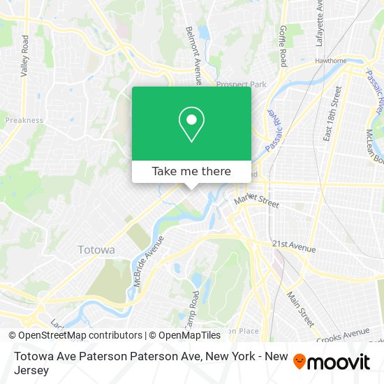Mapa de Totowa Ave Paterson Paterson Ave