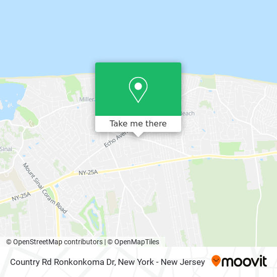 Mapa de Country Rd Ronkonkoma Dr