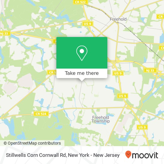 Stillwells Corn Cornwall Rd, Freehold, NJ 07728 map