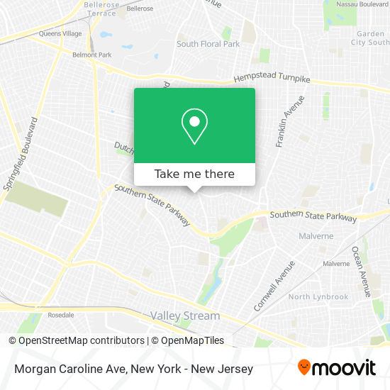 Morgan Caroline Ave map