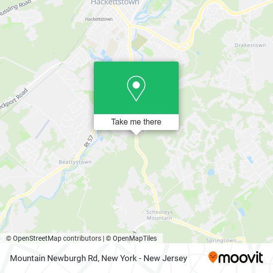 Mapa de Mountain Newburgh Rd