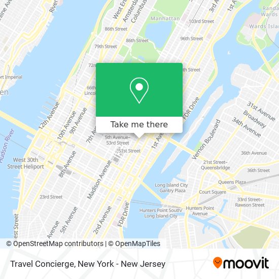 Travel Concierge map