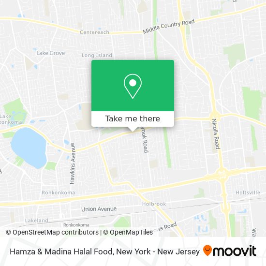 Mapa de Hamza & Madina Halal Food