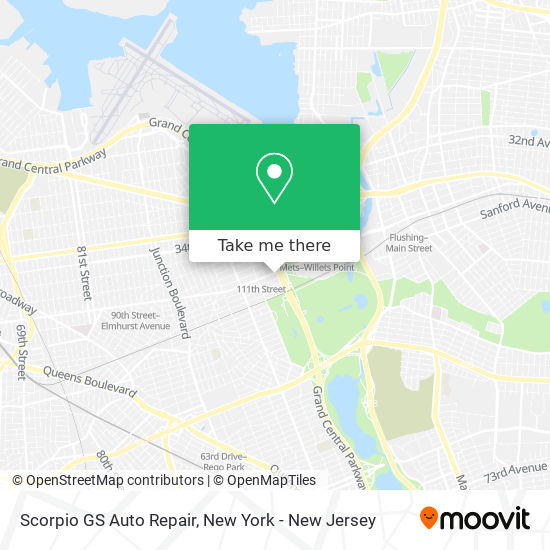 Mapa de Scorpio GS Auto Repair