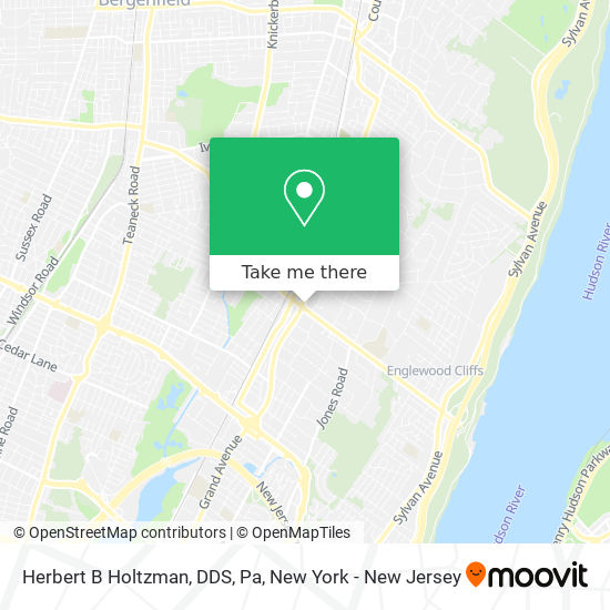 Herbert B Holtzman, DDS, Pa map