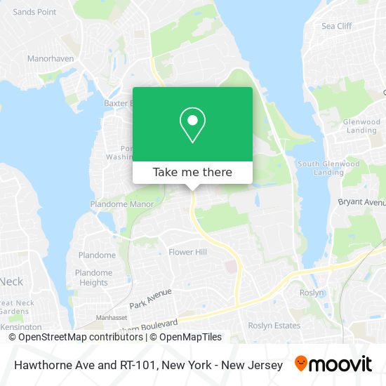 Mapa de Hawthorne Ave and RT-101