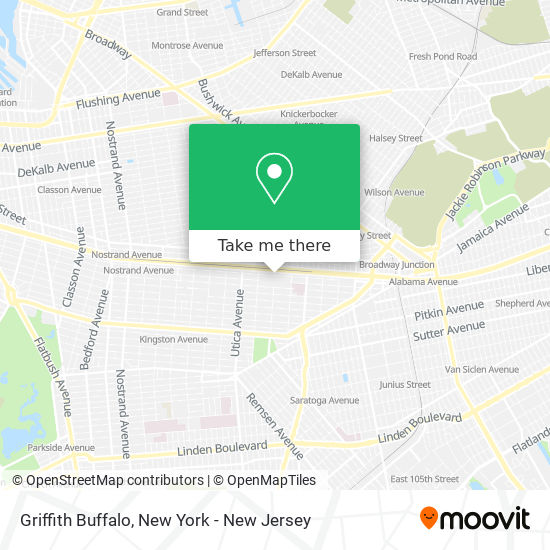 Griffith Buffalo map