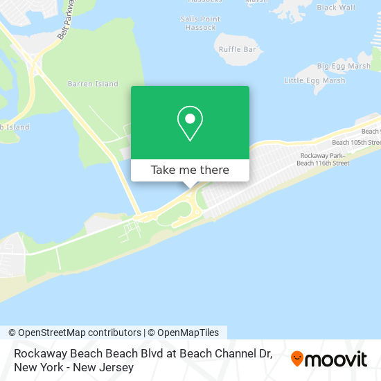 Mapa de Rockaway Beach Beach Blvd at Beach Channel Dr