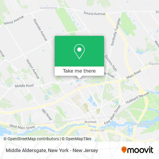 Middle Aldersgate map
