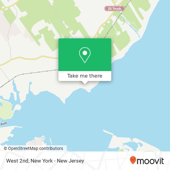 Mapa de West 2nd, South Jamesport, NY 11970