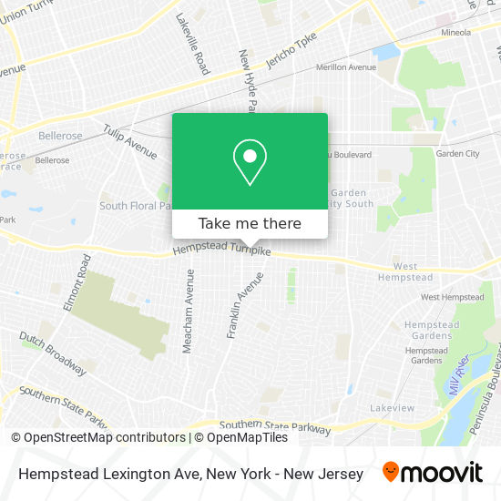 Mapa de Hempstead Lexington Ave