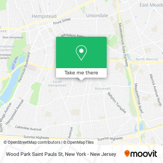Mapa de Wood Park Saint Pauls St