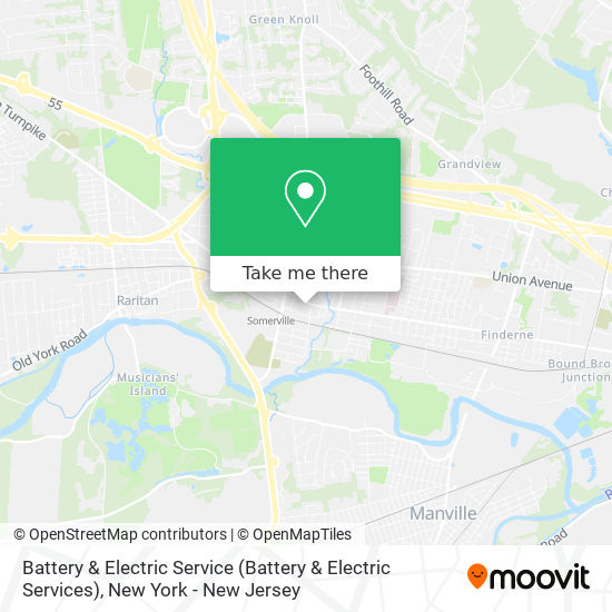 Battery & Electric Service (Battery & Electric Services) map