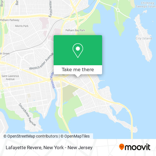 Mapa de Lafayette Revere