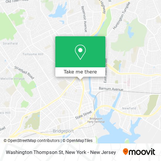 Mapa de Washington Thompson St