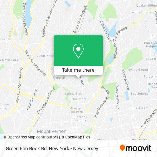 Green Elm Rock Rd map