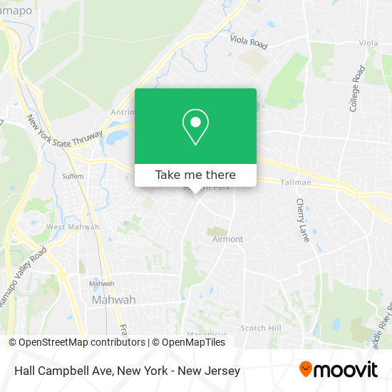 Mapa de Hall Campbell Ave