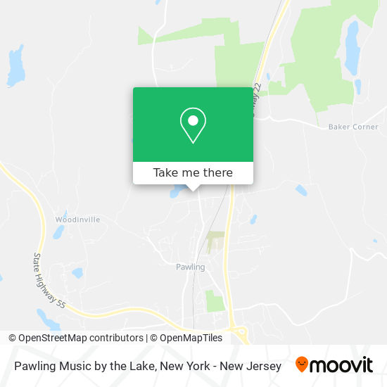 Mapa de Pawling Music by the Lake