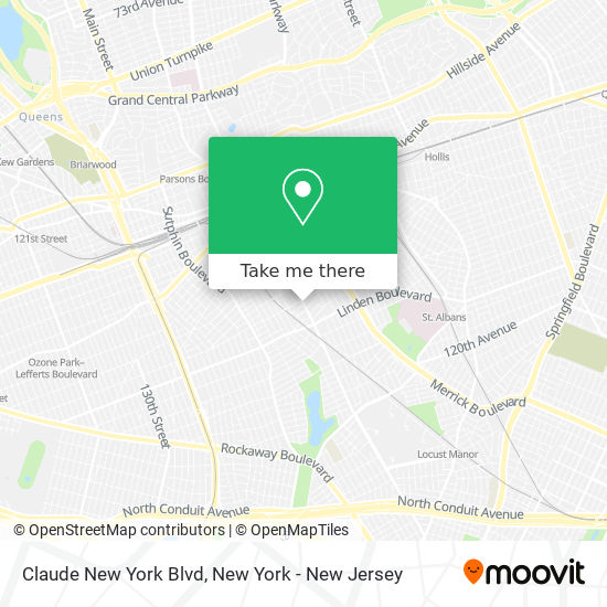 Mapa de Claude New York Blvd