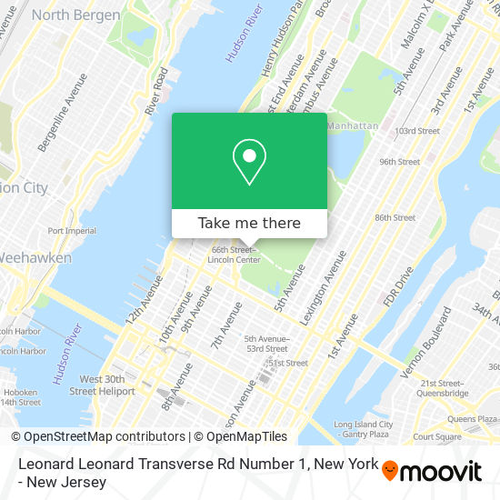 Leonard Leonard Transverse Rd Number 1 map